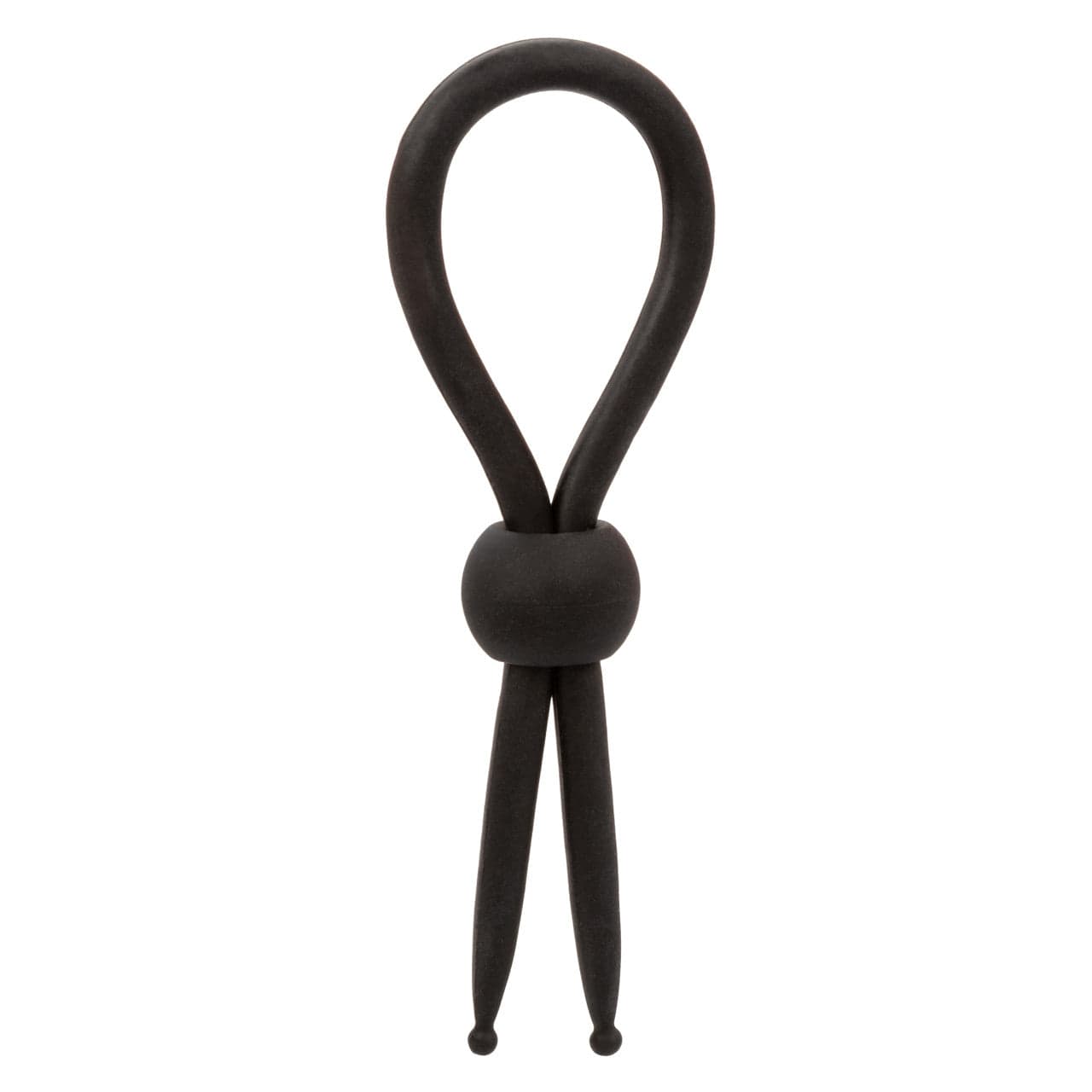 CalExotics - Alpha Liquid Silicone Adjustable Lasso Cock Ring (Black) CE2181 Durio.sg