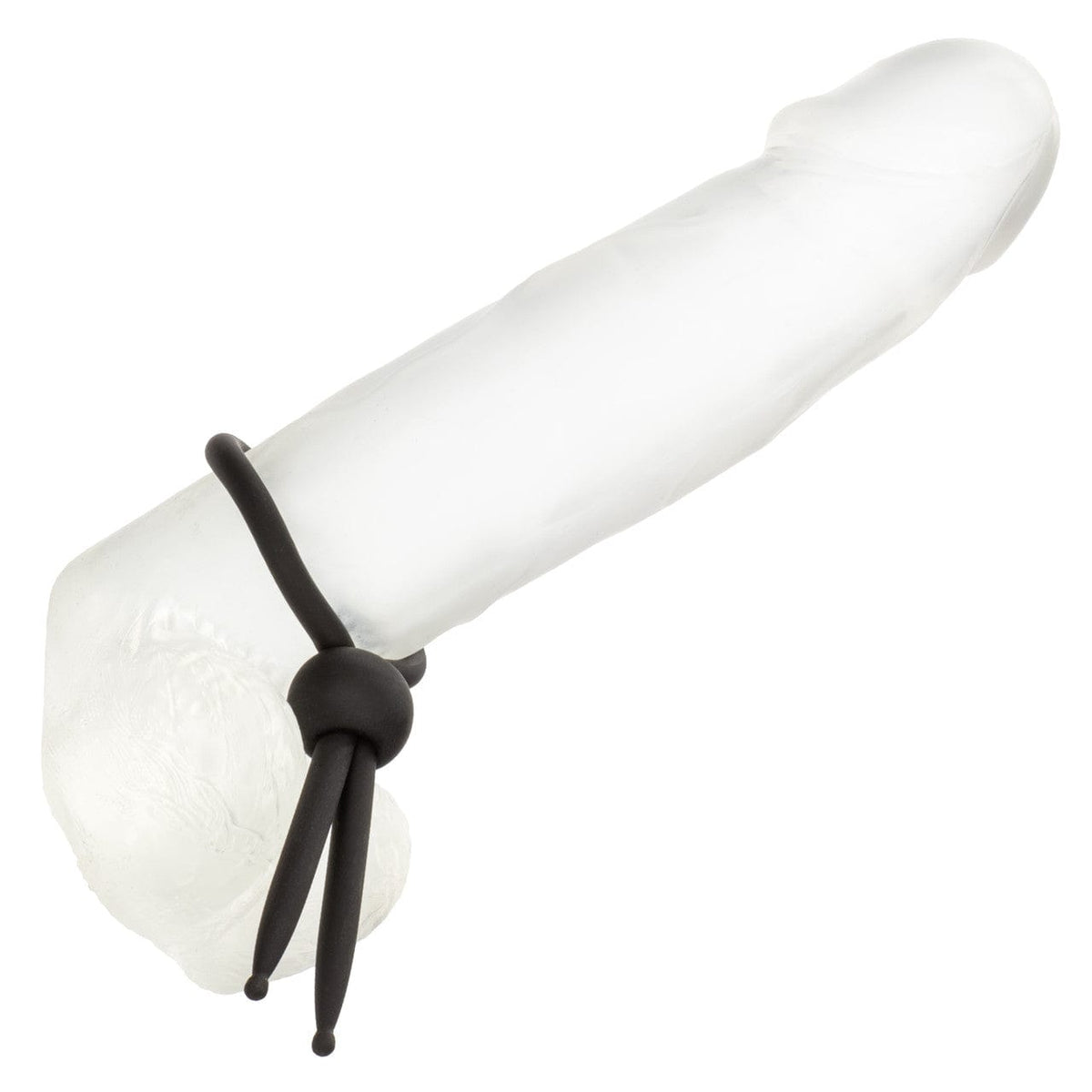 CalExotics - Alpha Liquid Silicone Adjustable Lasso Cock Ring (Black) CE2181 Durio.sg