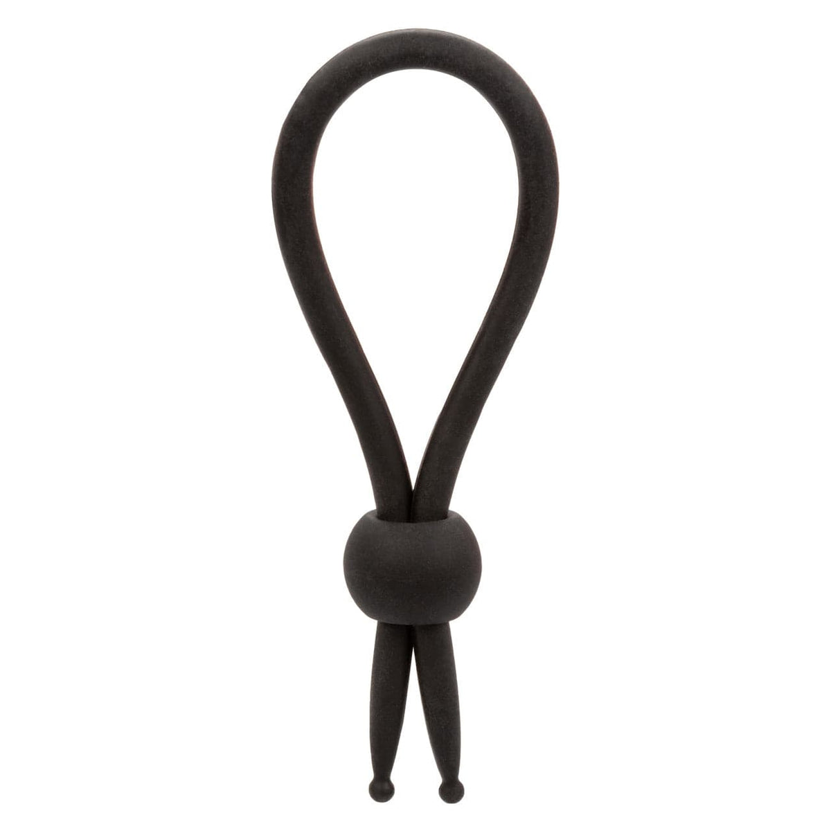 CalExotics - Alpha Liquid Silicone Adjustable Lasso Cock Ring (Black) CE2181 Durio.sg