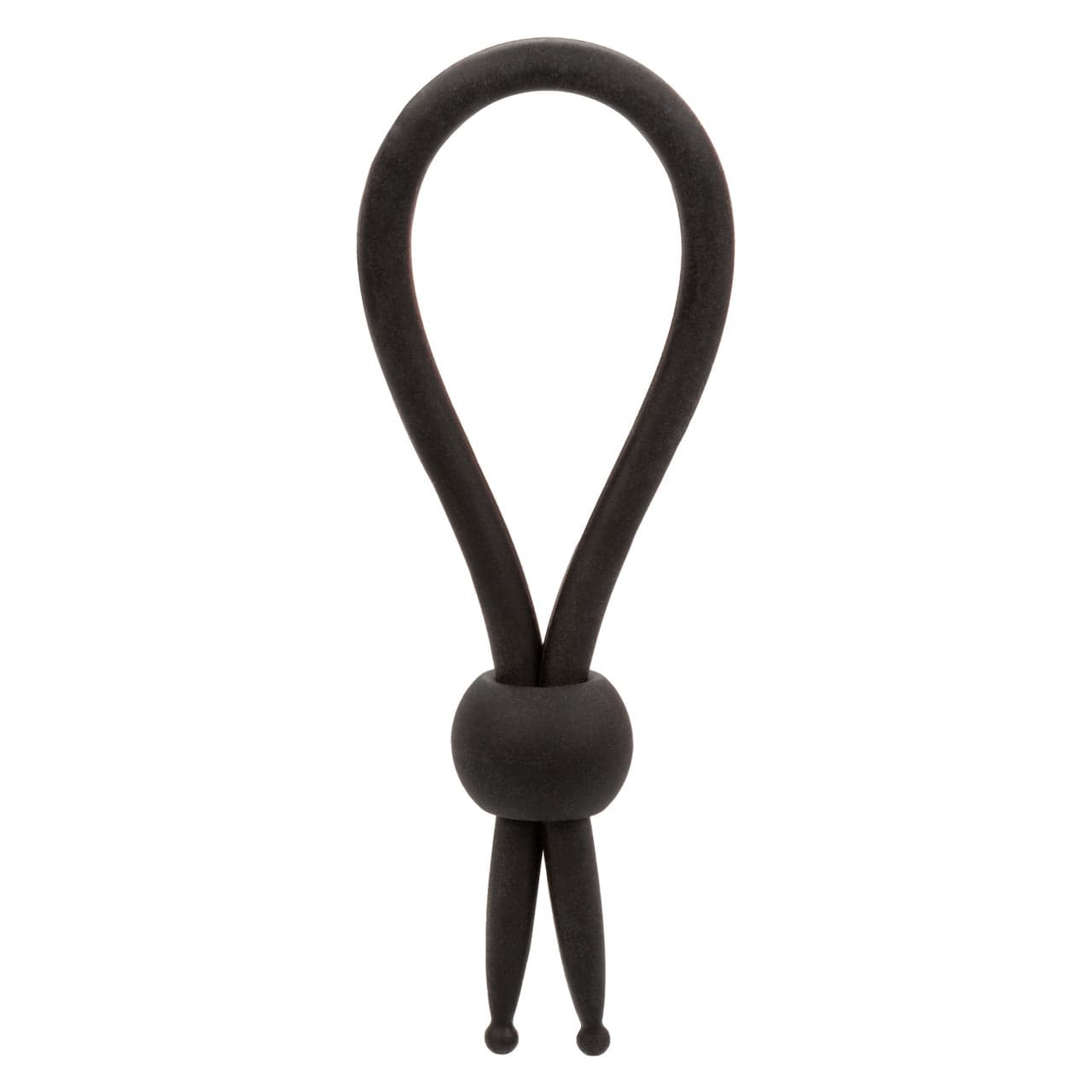 CalExotics - Alpha Liquid Silicone Adjustable Lasso Cock Ring (Black) CE2181 Durio.sg