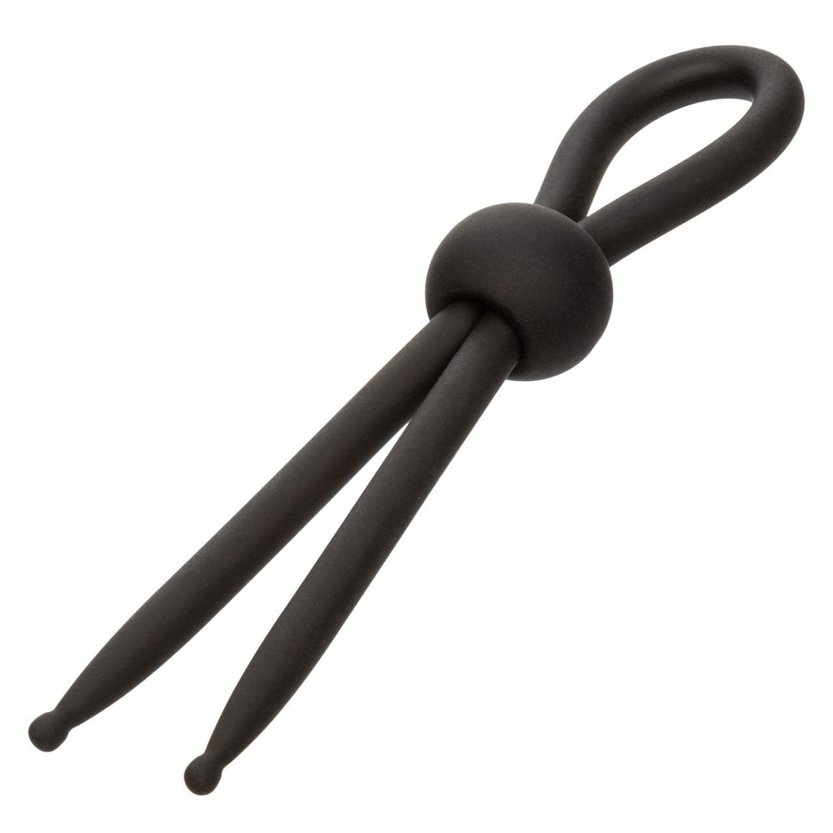 CalExotics - Alpha Liquid Silicone Adjustable Lasso Cock Ring (Black) CE2181 Durio.sg