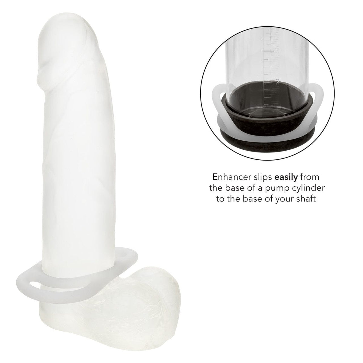 CalExotics - Alpha Liquid Silicone Commander Pump Transfer Ring (Beige) CE2180 Durio.sg