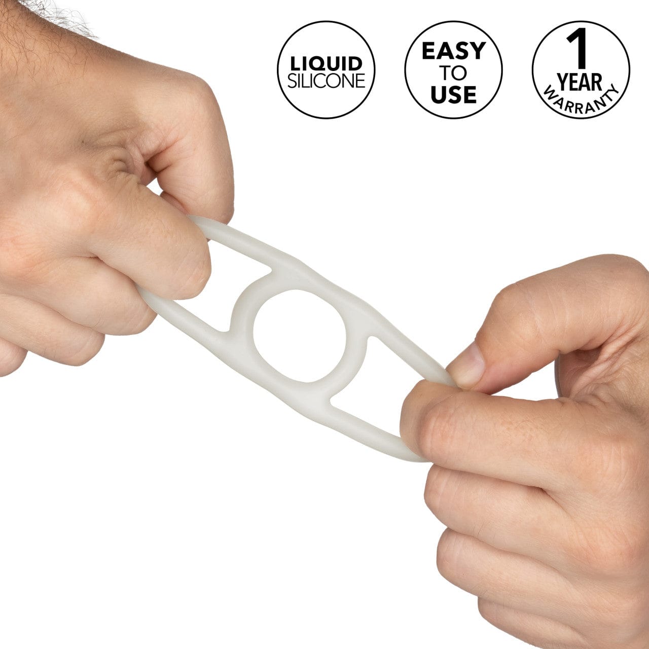 CalExotics - Alpha Liquid Silicone Commander Pump Transfer Ring (Beige) CE2180 Durio.sg