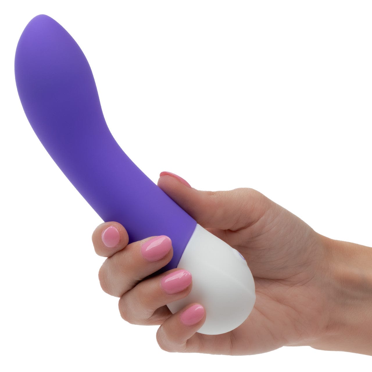 CalExotics - Basic Essentials Rechargeable Curved G Spot Vibrator (Purple) CE2183 Durio.sg