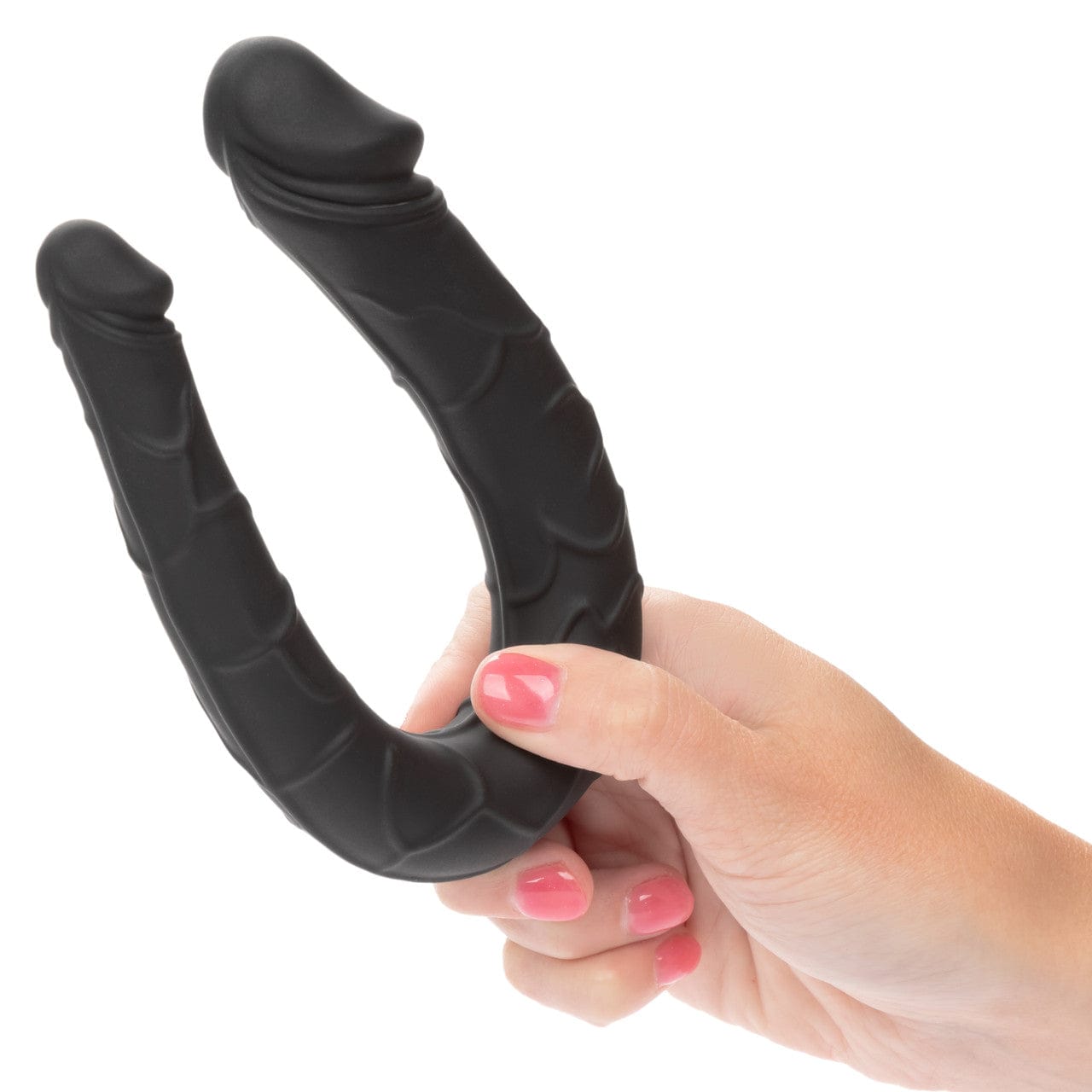CalExotics - Boundless AC/DC Flexible Double Ended Silicone Dildo (Black) CE2186 Durio.sg