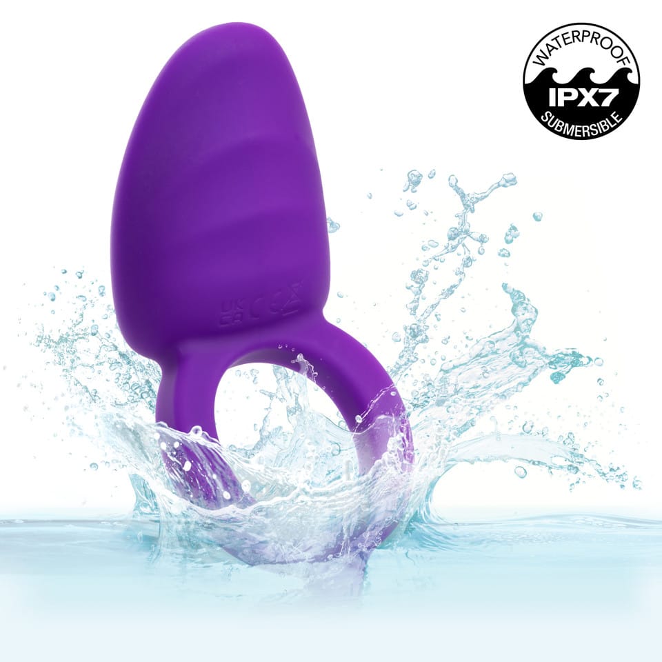 CalExotics - Closer Ring Passion Rechargeable Vibrating Cock Ring (Purple) CE2150 Durio.sg