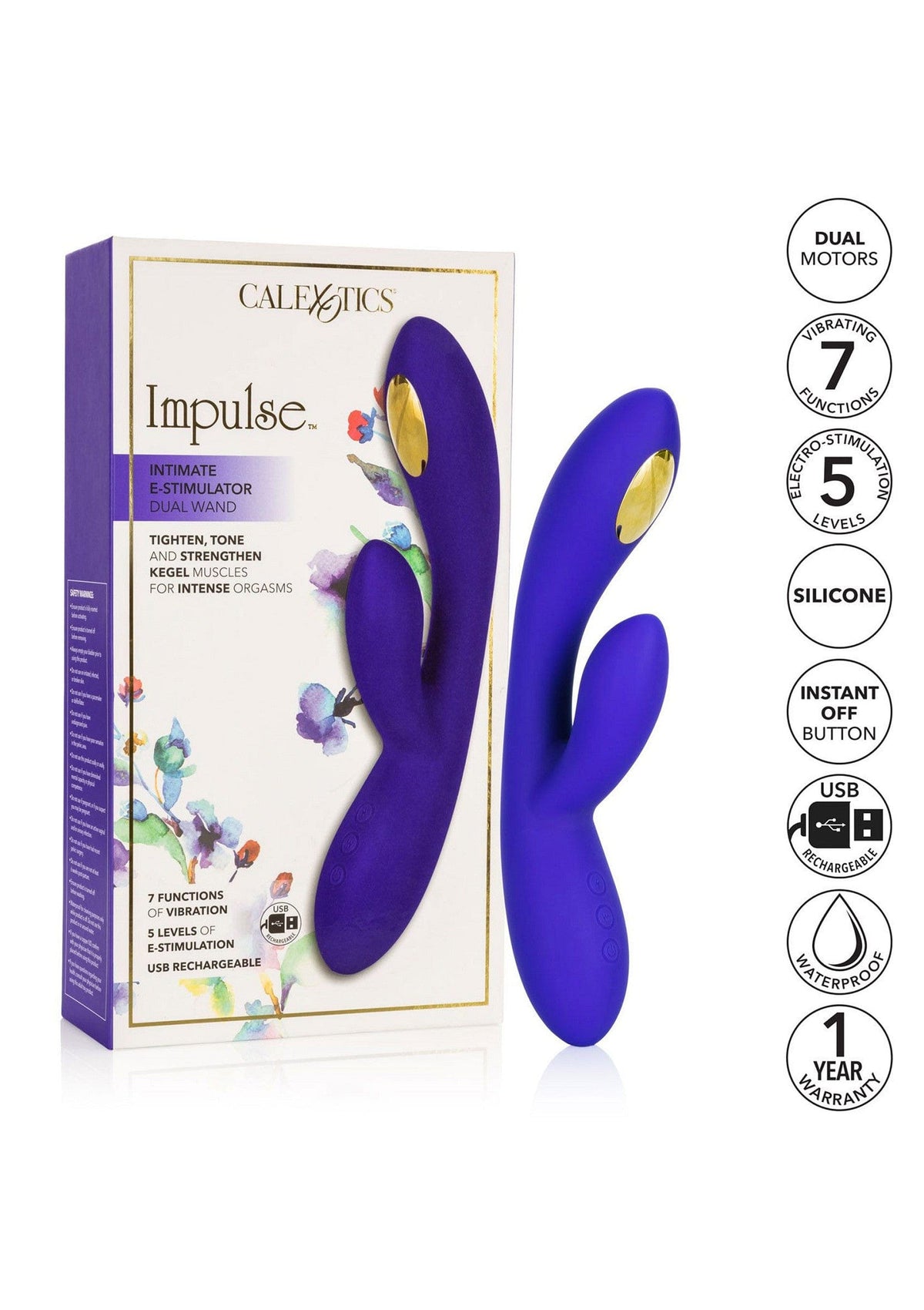 CalExotics - eStim Dual Wand CE2156 Durio.sg