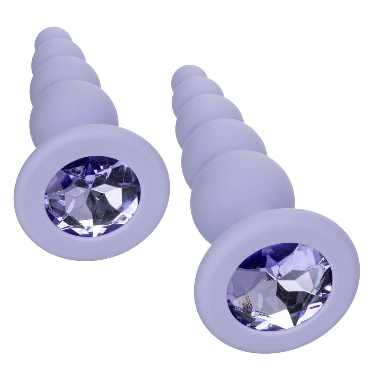 CalExotics - First Time Crystal Beaded Anal Probe Duo (Purple) CE2189 Durio.sg