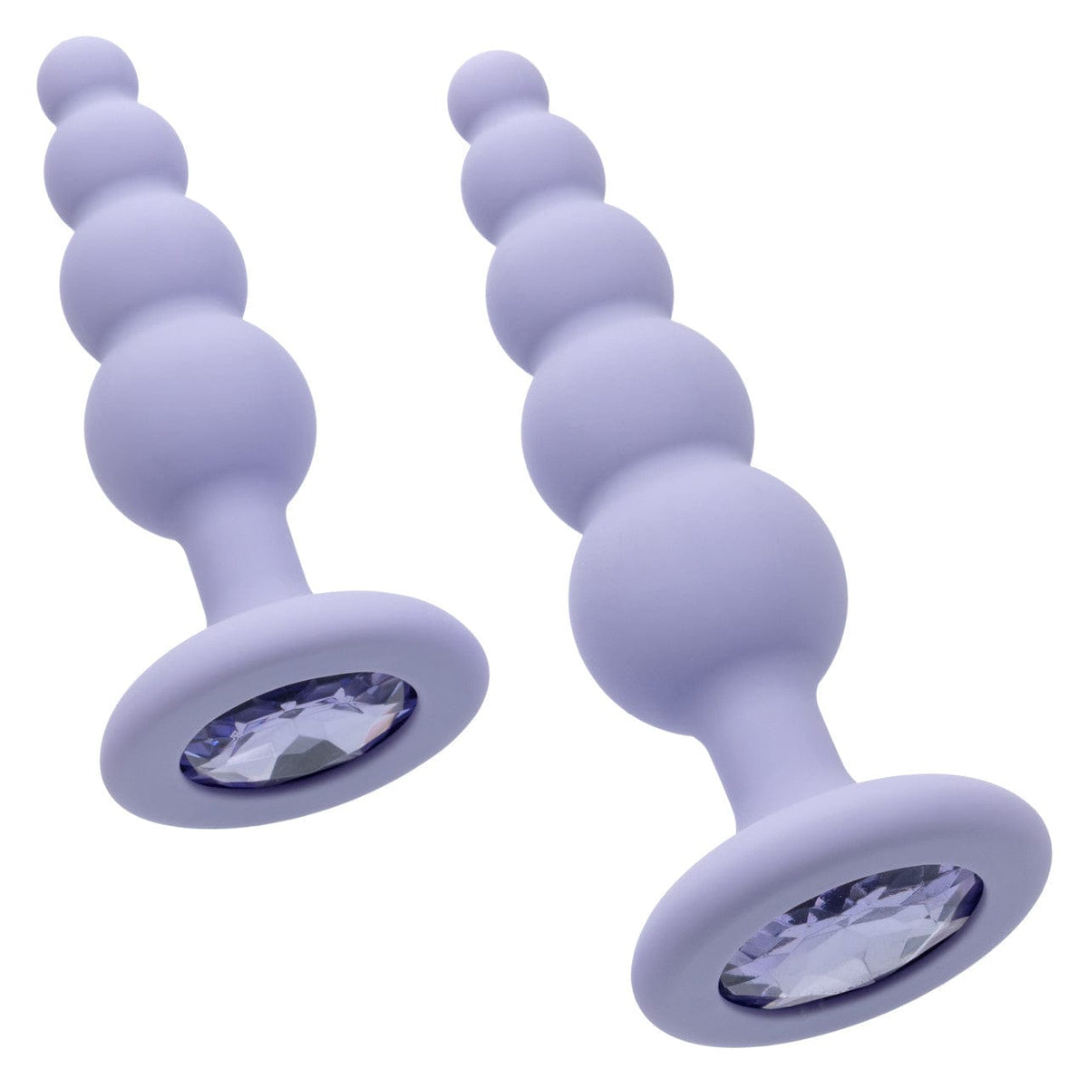 CalExotics - First Time Crystal Beaded Anal Probe Duo (Purple) CE2189 Durio.sg