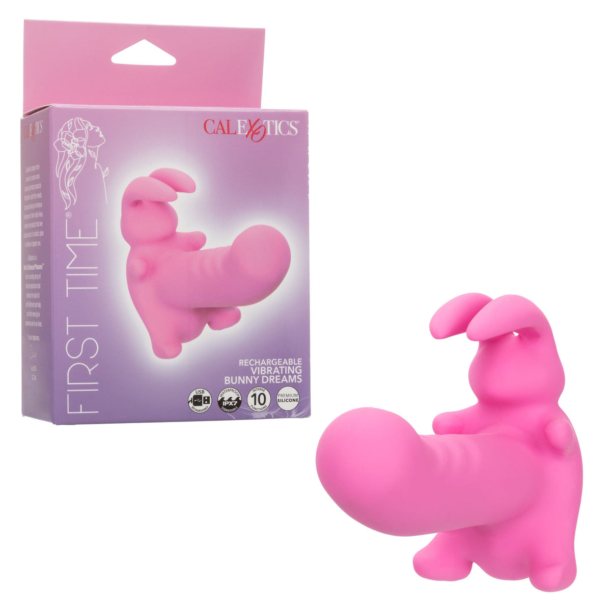 CalExotics - First Time Rechargeable Vibrating Bunny Dreams (Pink) CE2190 Durio.sg