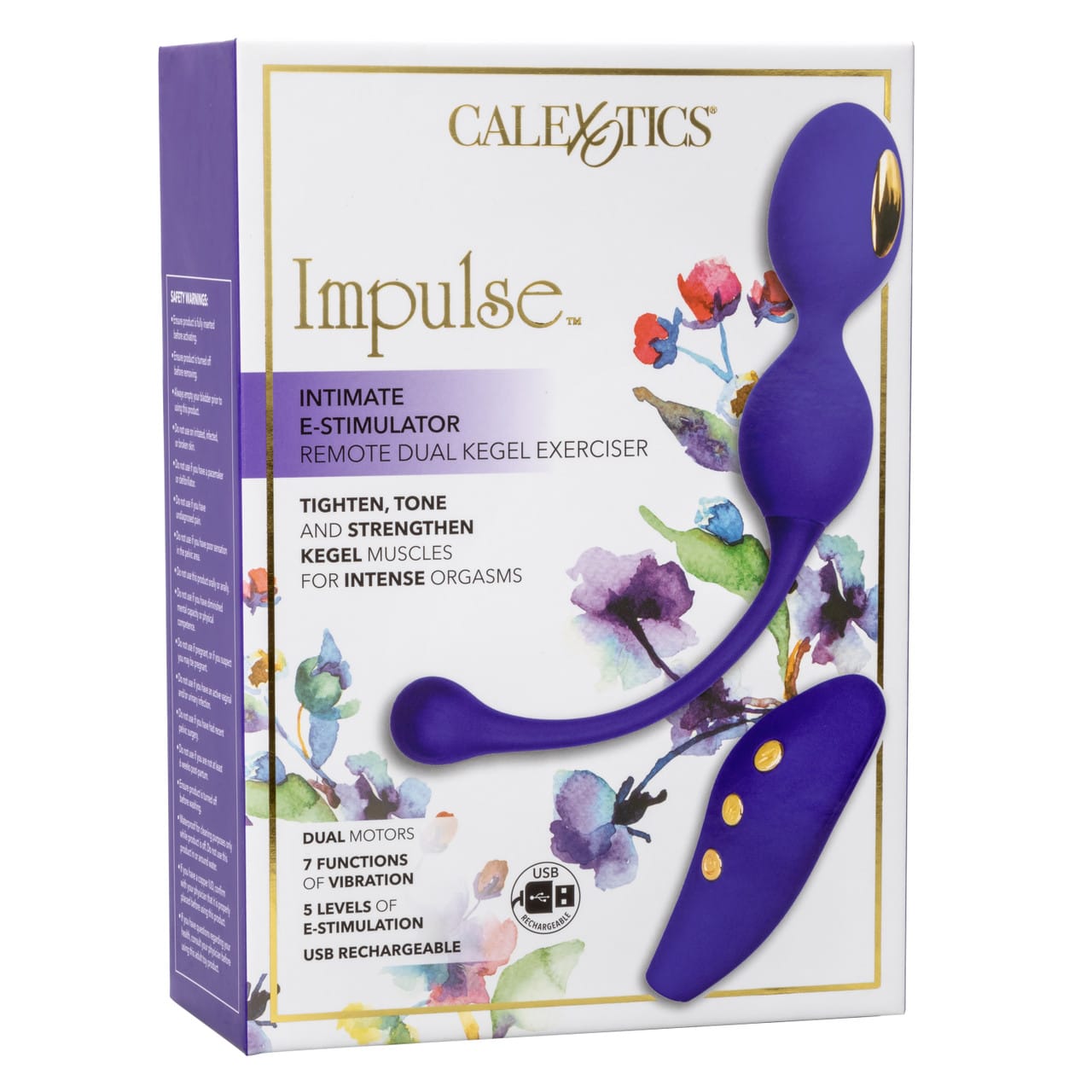 CalExotics - Impulse Remote Dual Kegel eStim Pelvic Floor Exerciser CE2157 Durio.sg