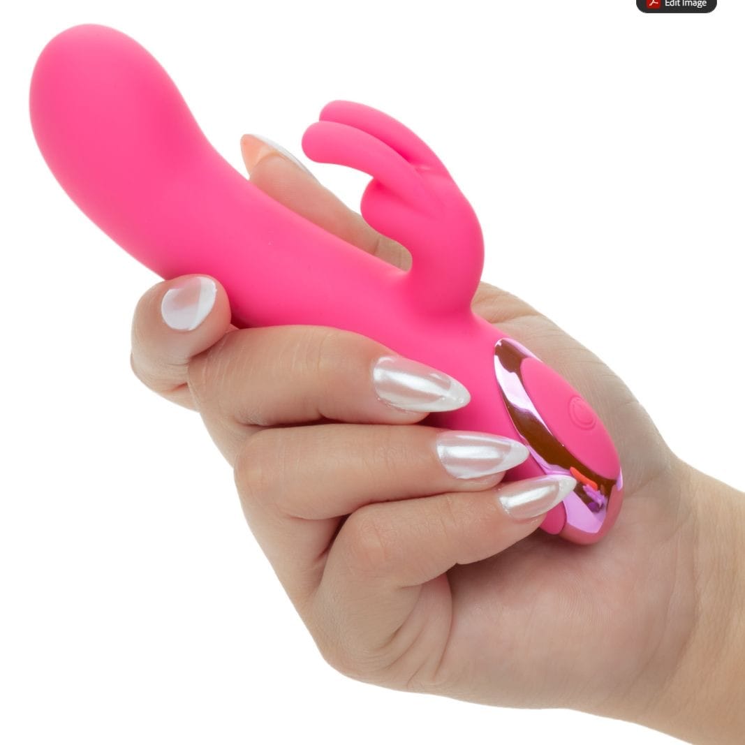 CalExotics - Kroma Turbo G Bunny Rechargeable Rabbit Vibrator (Pink) CE2141 Durio.sg