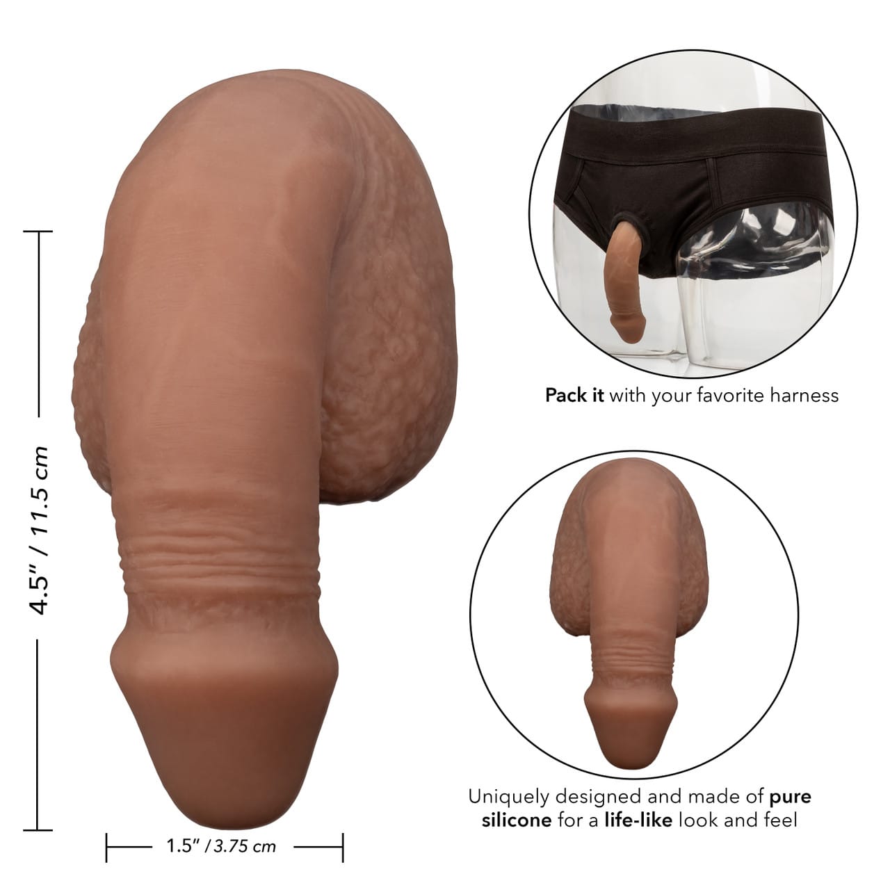 CalExotics - Packer Gear 5-Inch Silicone Packing Penis Packer Durio.sg