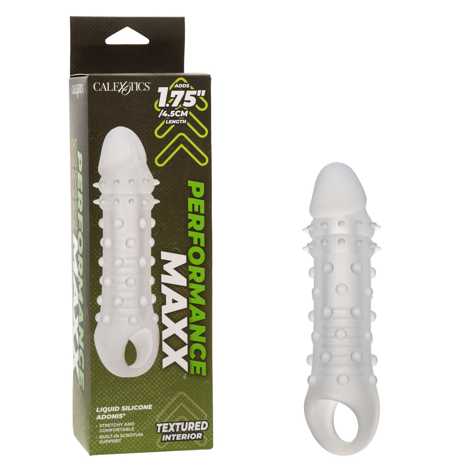 CalExotics - Performance Maxx Liquid Silicone Adonis Extension Sleeve (Clear) CE2191 Durio.sg