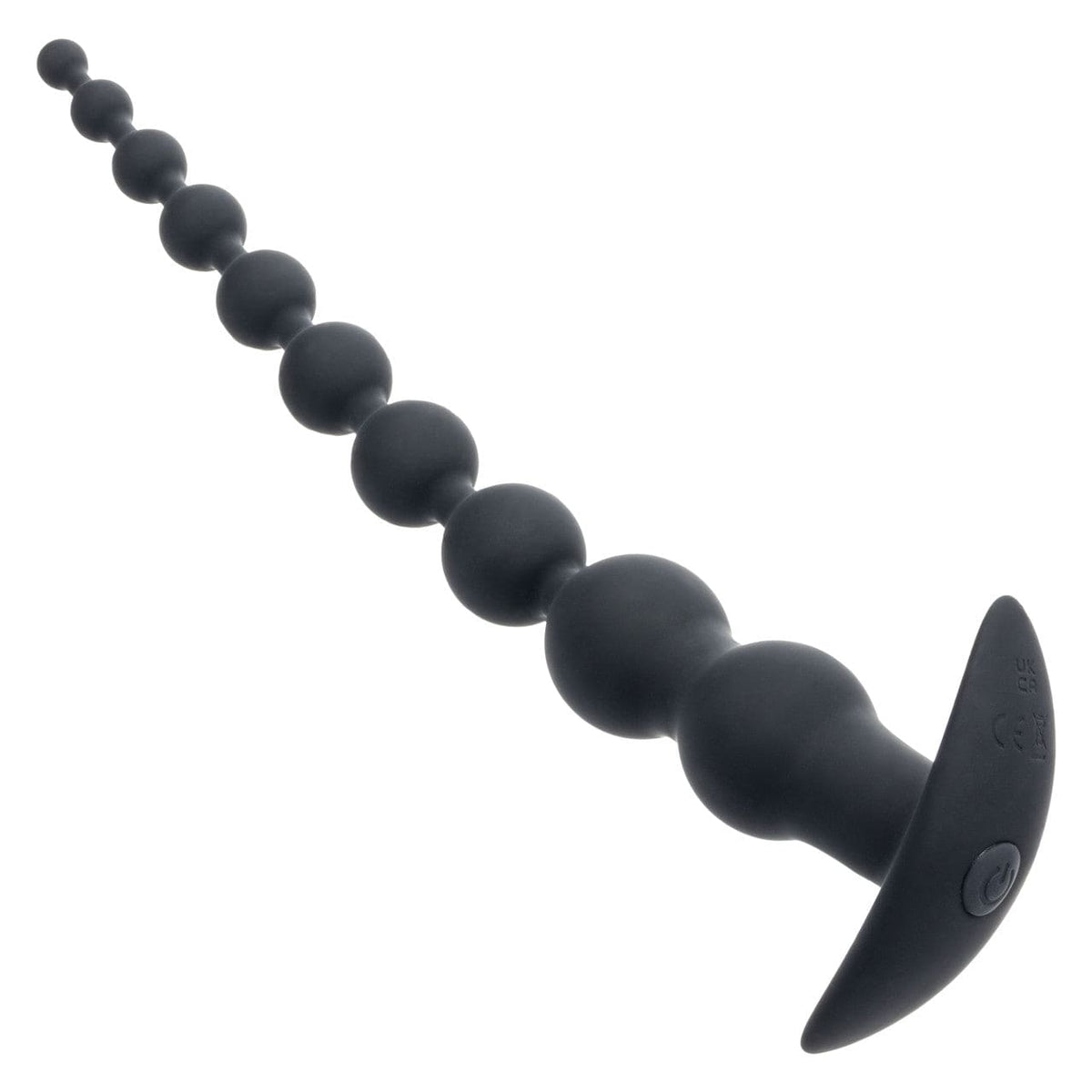 CalExotics - Rechargeable X-10 Extended Vibrating Anal Beads (Black) CE2193 Durio.sg