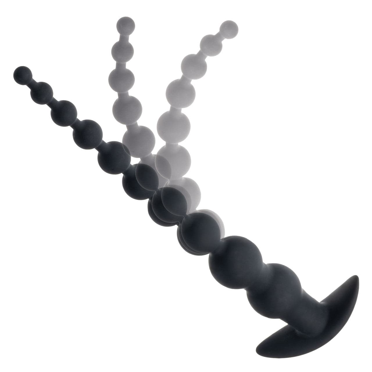 CalExotics - Rechargeable X-10 Extended Vibrating Anal Beads (Black) CE2193 Durio.sg