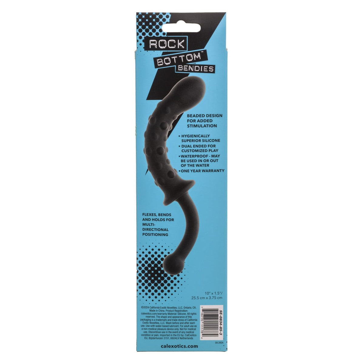 CalExotics - Rock Bottom Bendies Beaded Flexible Silicone Prostate Probes CE2194 Durio.sg