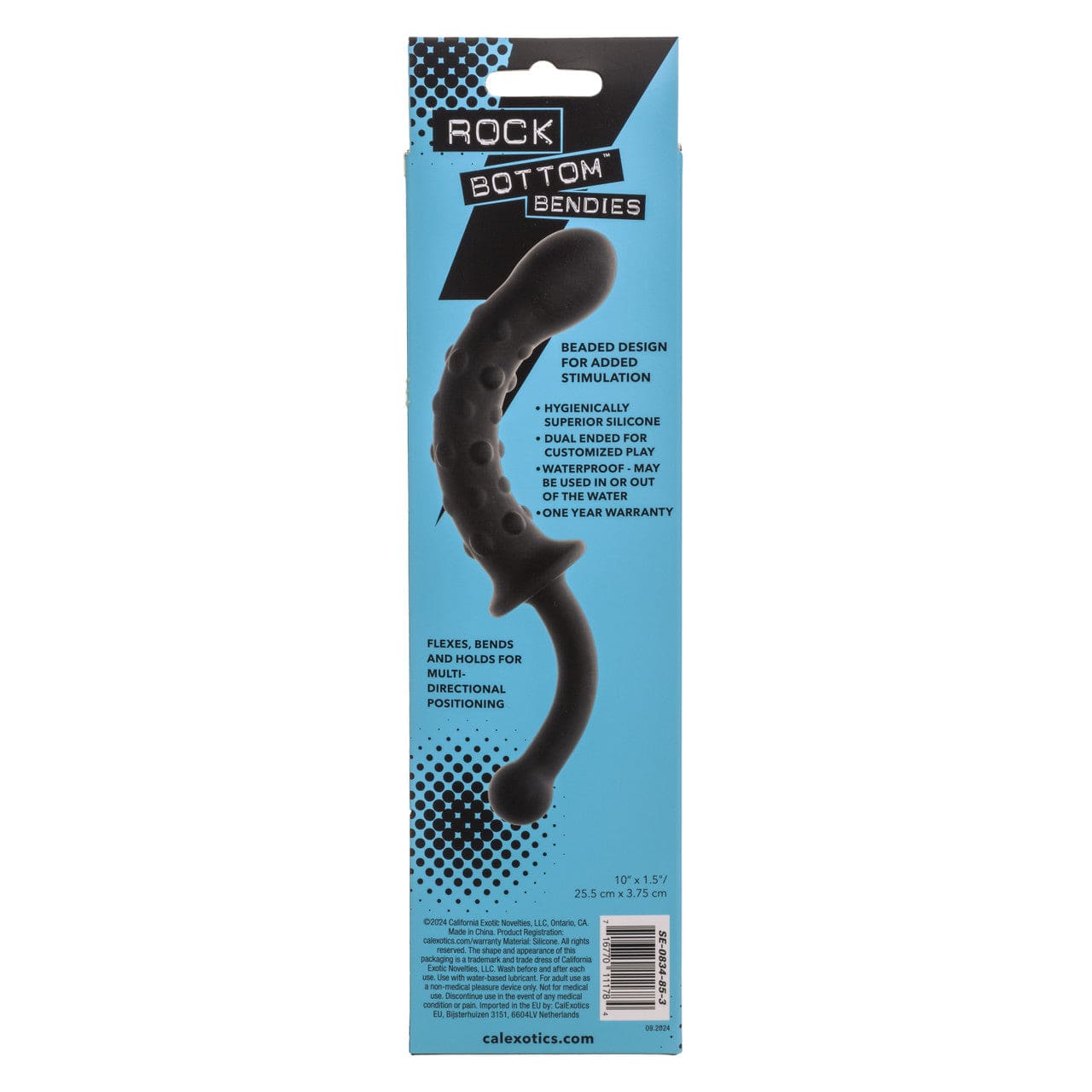 CalExotics - Rock Bottom Bendies Beaded Flexible Silicone Prostate Probes CE2194 Durio.sg