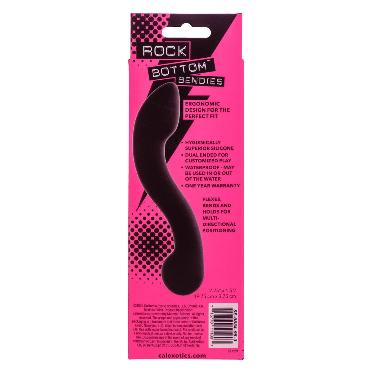 CalExotics - Rock Bottom Bendies Ecsta Flex Flexible Silicone Prostate Probes CE2196 Durio.sg