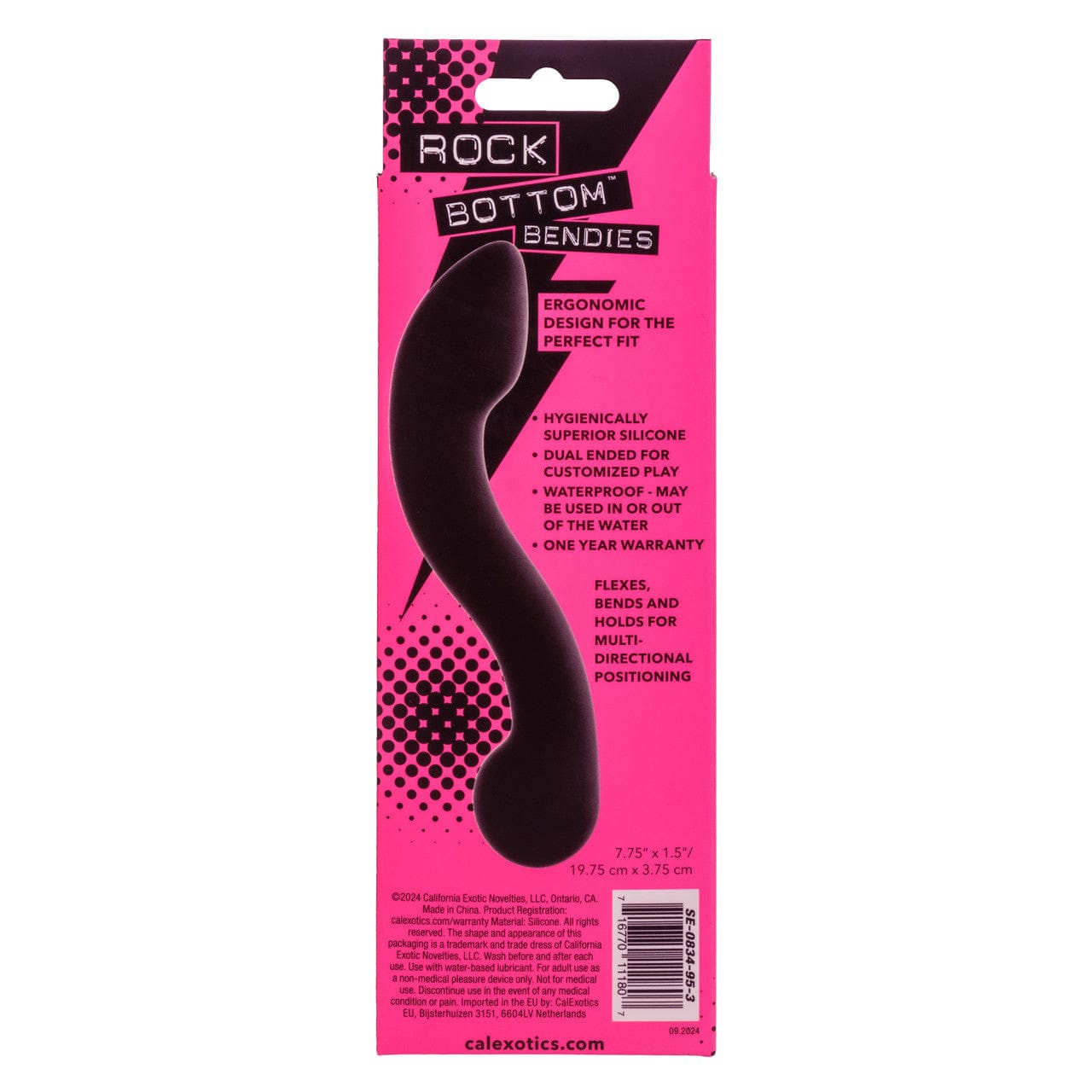 CalExotics - Rock Bottom Bendies Ecsta Flex Flexible Silicone Prostate Probes CE2196 Durio.sg