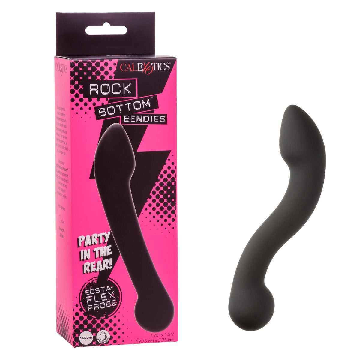 CalExotics - Rock Bottom Bendies Ecsta Flex Flexible Silicone Prostate Probes CE2196 Durio.sg