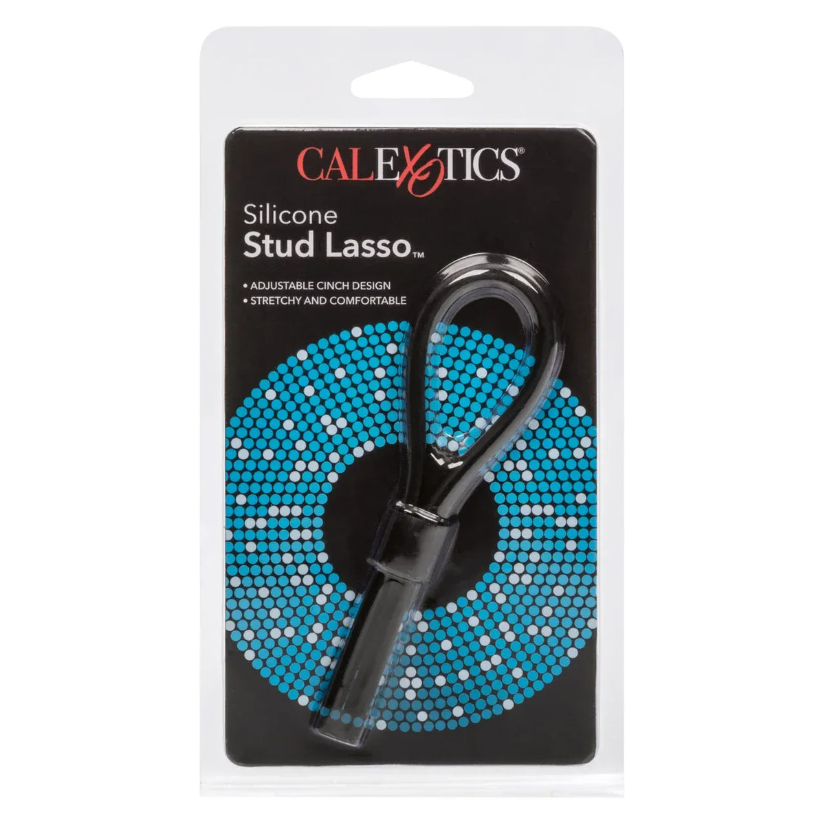 CalExotics - Silicone Stud Adjustable Lasso Cock Ring (Black) CE2200 Durio.sg