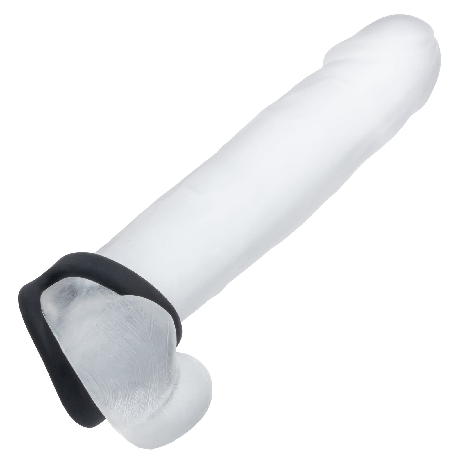 California Exotics - Alpha Liquid Silicone Snug Tugger Cock Ring (Black) CE2133 Durio.sg