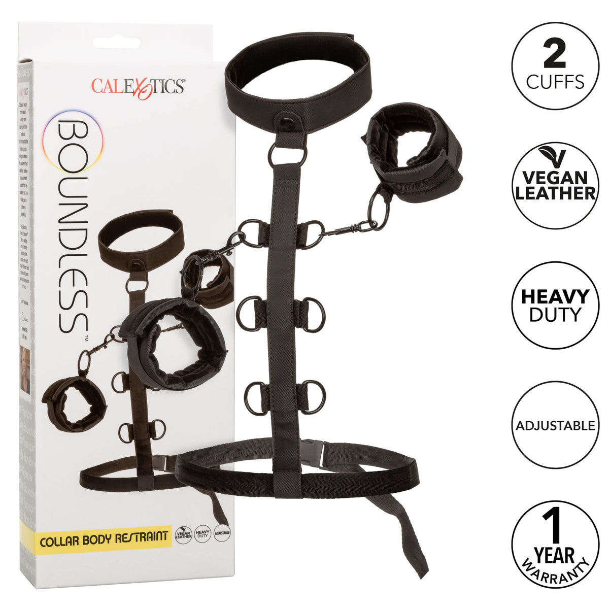 California Exotics - Boundless Collar Body Restraint (Black) CE2096 Durio.sg