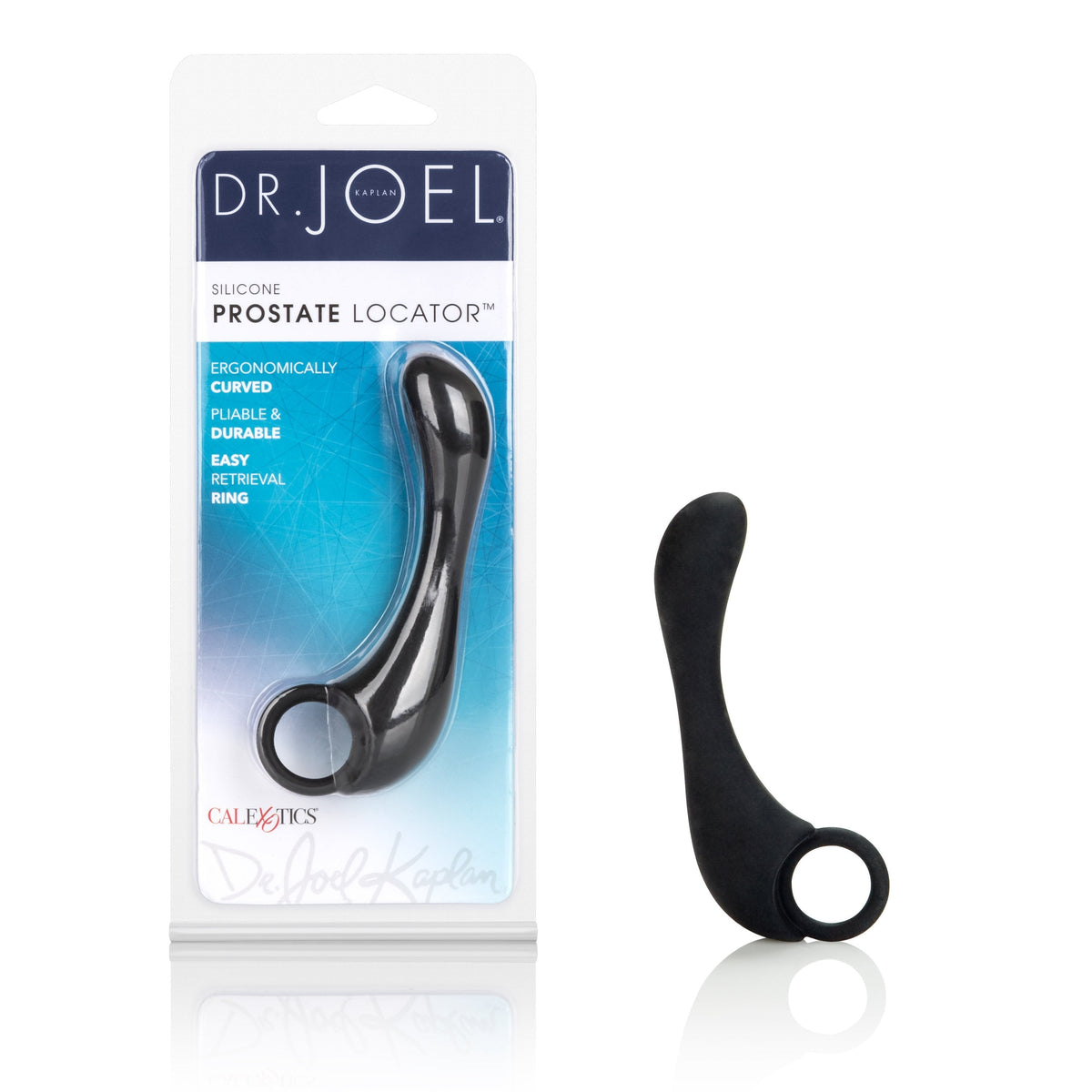 California Exotics - Dr. Joel Kaplan Silicone Prostate Locator Massager (Black) CE1583 Durio.sg