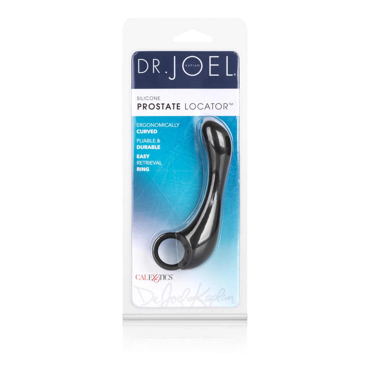 California Exotics - Dr. Joel Kaplan Silicone Prostate Locator Massager (Black) CE1583 Durio.sg