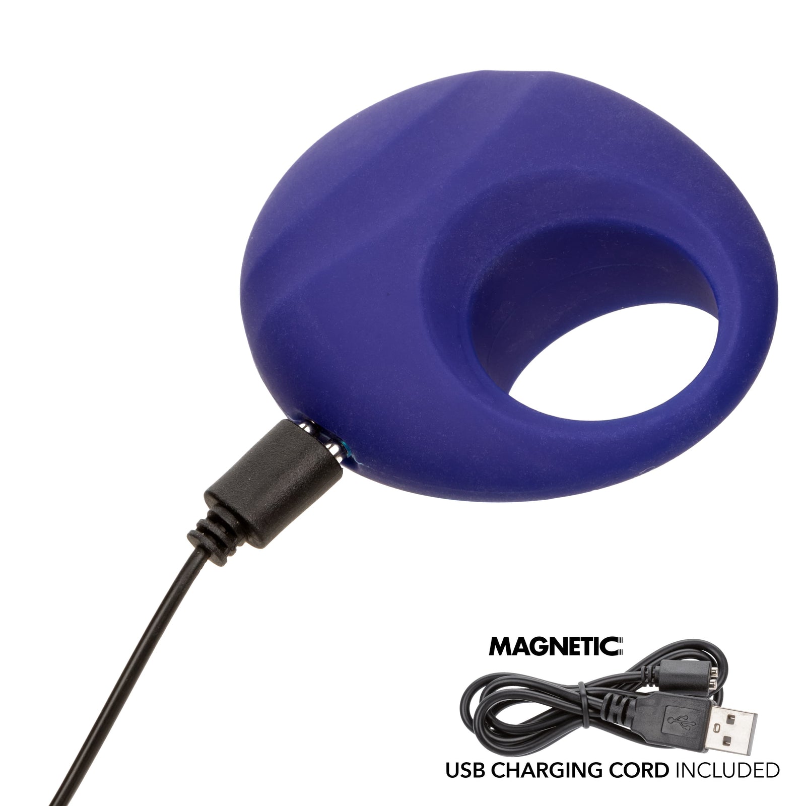 California Exotics - Embrace Closer Intimate Rechargeable Cock Ring (Blue) CE2139 Durio.sg