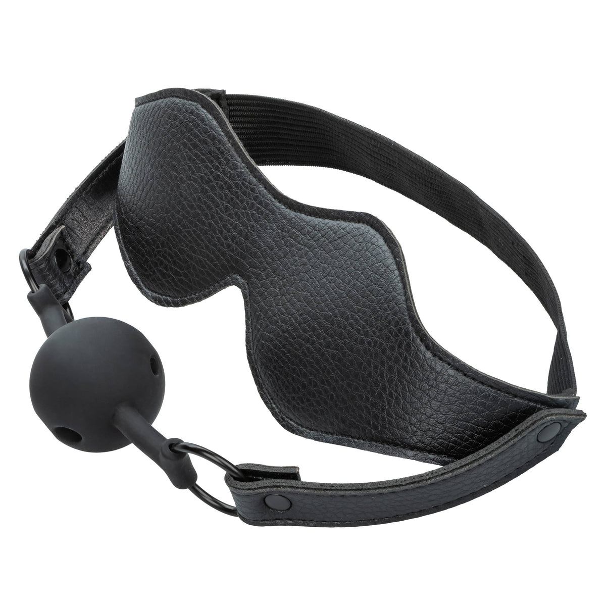 California Exotics - Nocturnal Collection Eye Mask and Breathable Ball Gag (Black) CE2136 Durio.sg