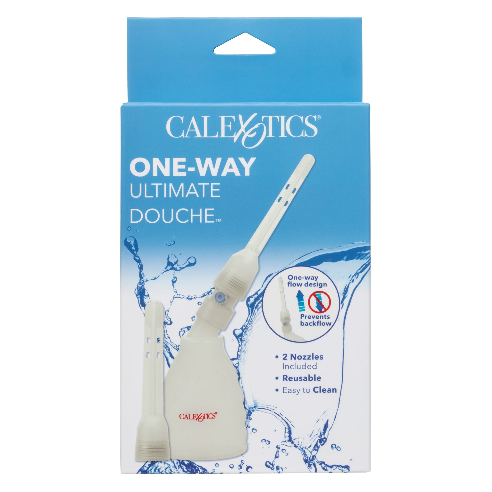 California Exotics - One Way Ultimate Anal Douche (White) CE2129 Durio.sg