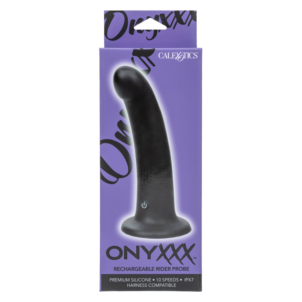 California Exotics - Onyxxx Rechargeable Rider Probe Vibrator (Black) CE2128 Durio.sg