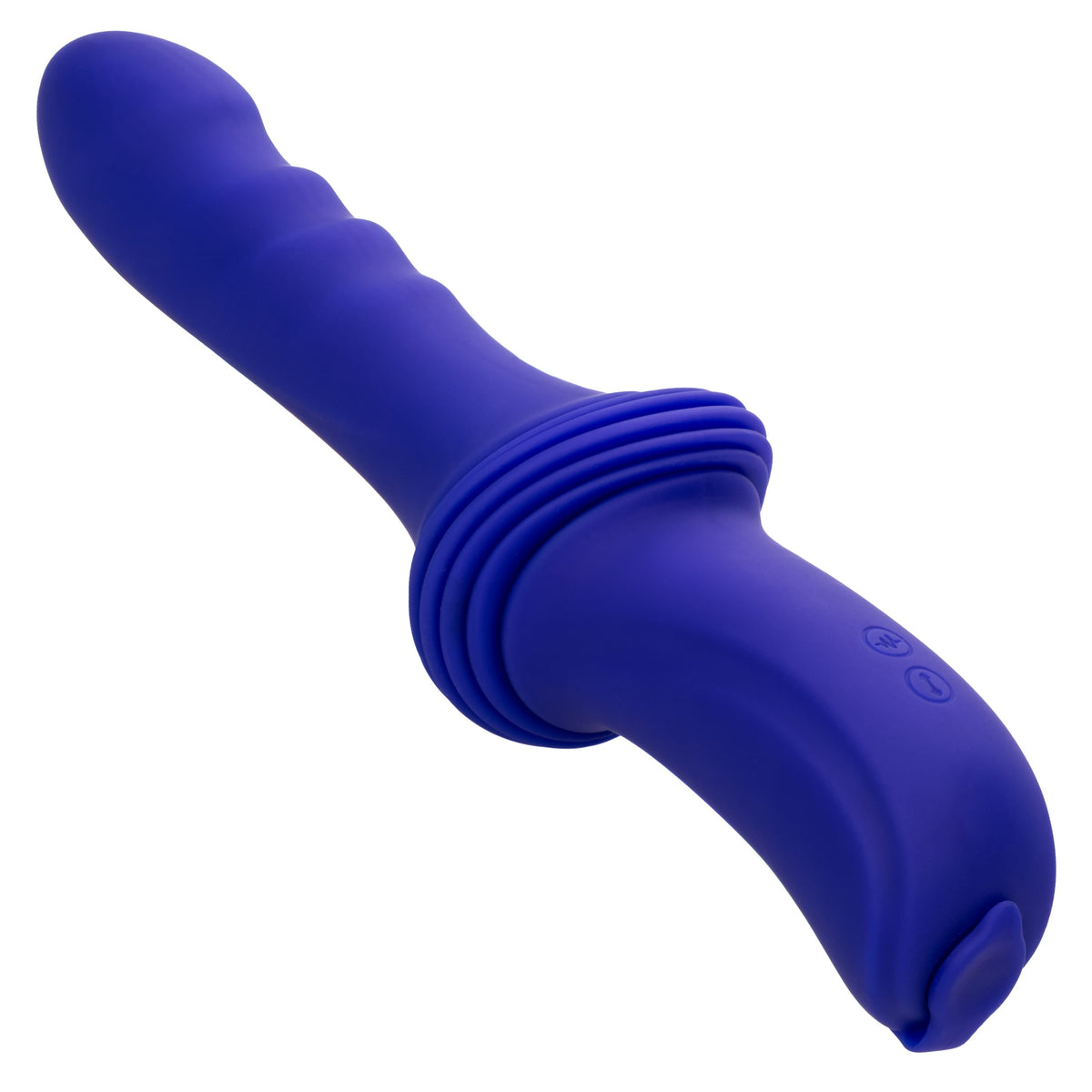 California Exotics - Overdrive Remote Control Sex Machine Ridged Thruster (Blue) CE2117 Durio.sg