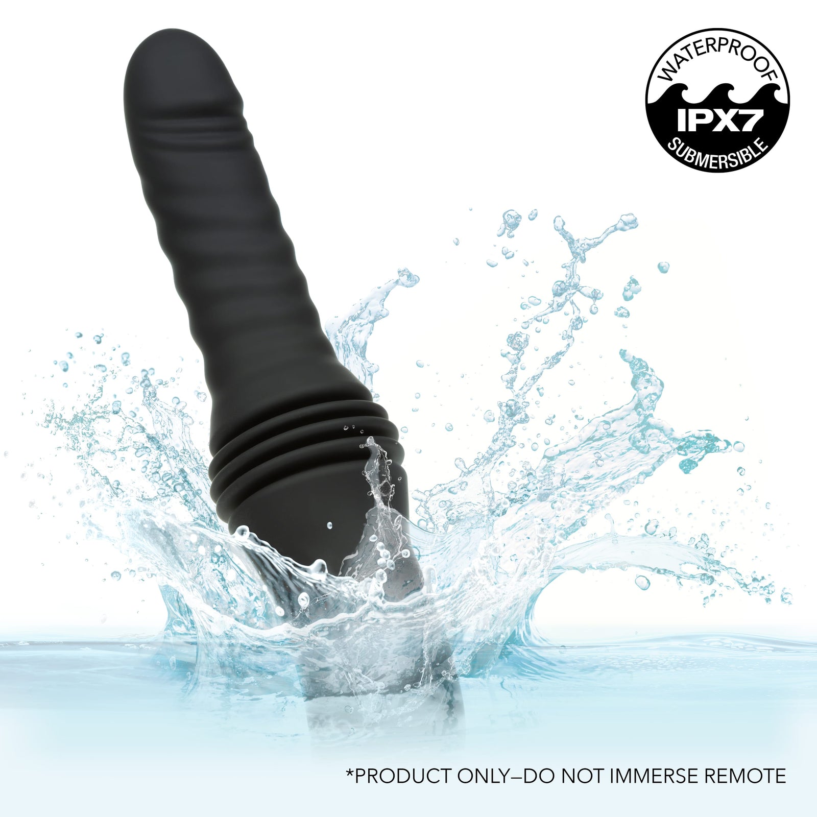 California Exotics - Overdrive Remote Control Sex Machine Thrusting Vibrator (Black) CE2122 Durio.sg