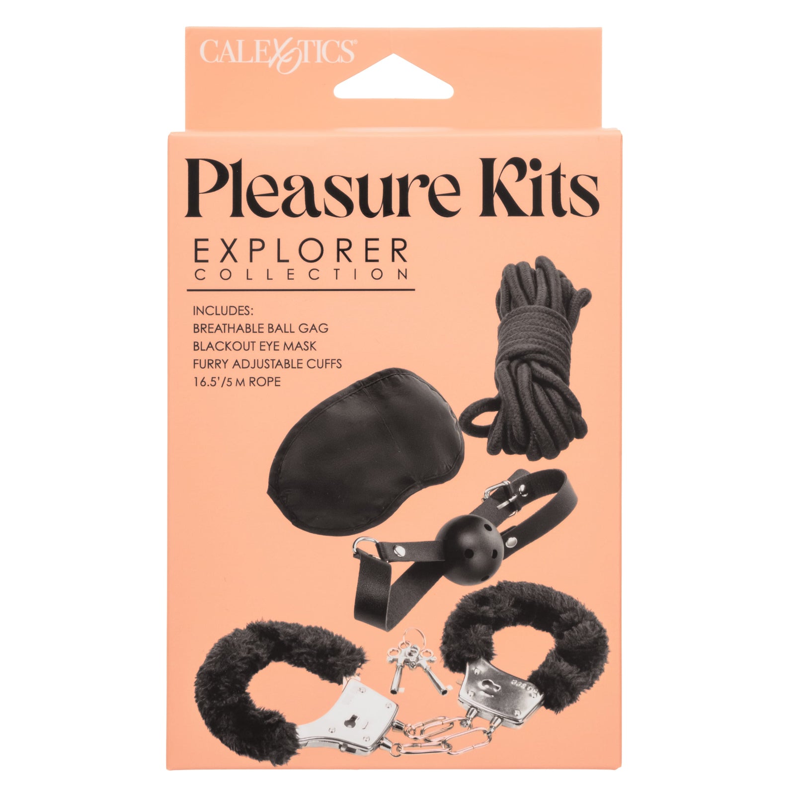 California Exotics - Pleasure Kits Explorer Collection BDSM Set (Black) CE2130 Durio.sg