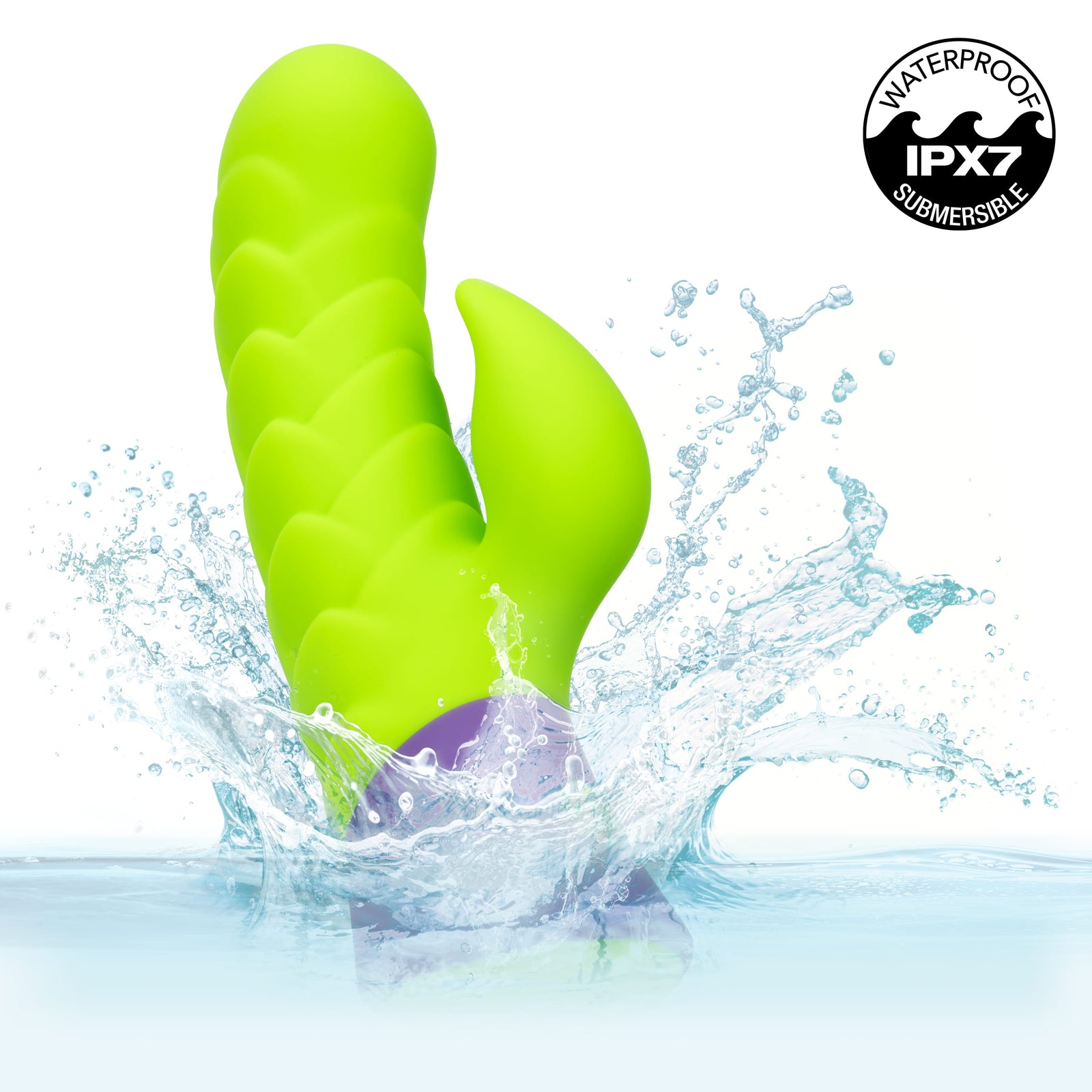 California Exotics - Rave Dragon G Rabbit Vibrator (Green) CE2112 Durio.sg