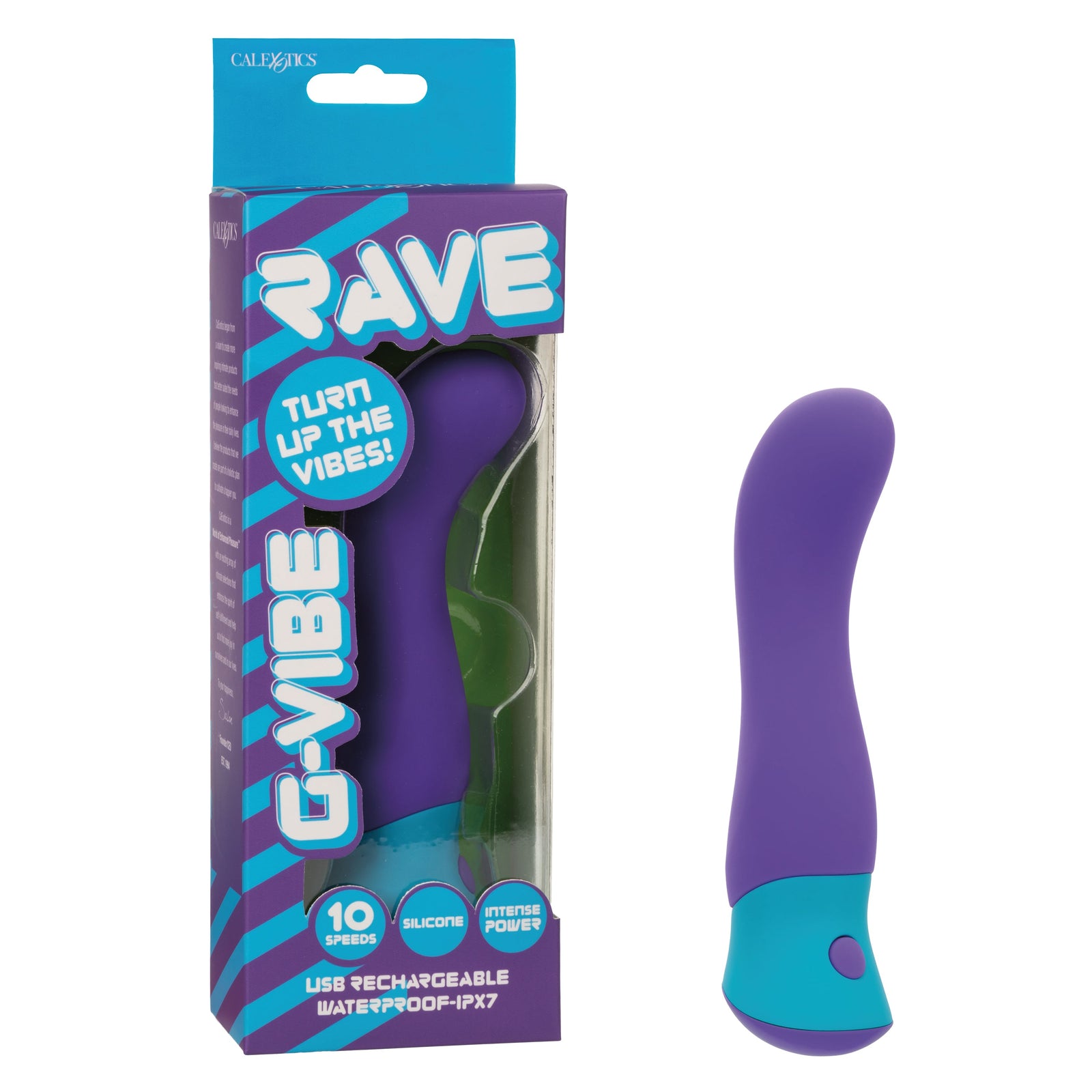 California Exotics - Rave G Vibe G Spot Vibrator (Purple) CE2114 Durio.sg
