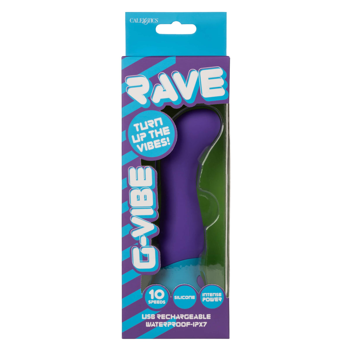 California Exotics - Rave G Vibe G Spot Vibrator (Purple) CE2114 Durio.sg