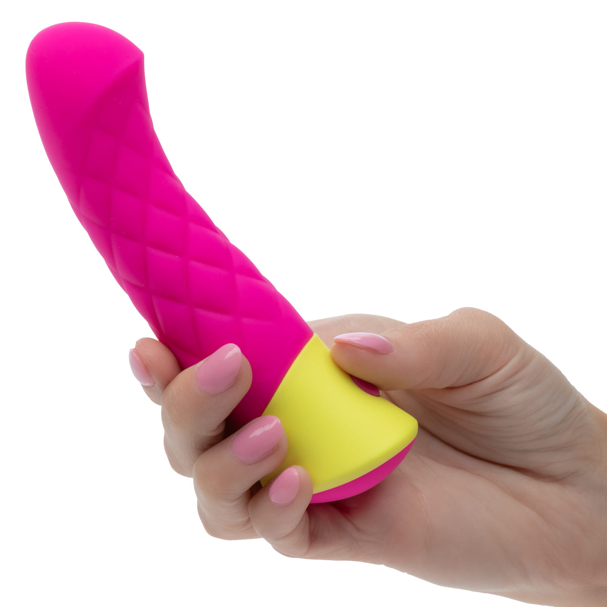 California Exotics - Rave Quilted G Spot Dildo (Pink) CE2116 Durio.sg