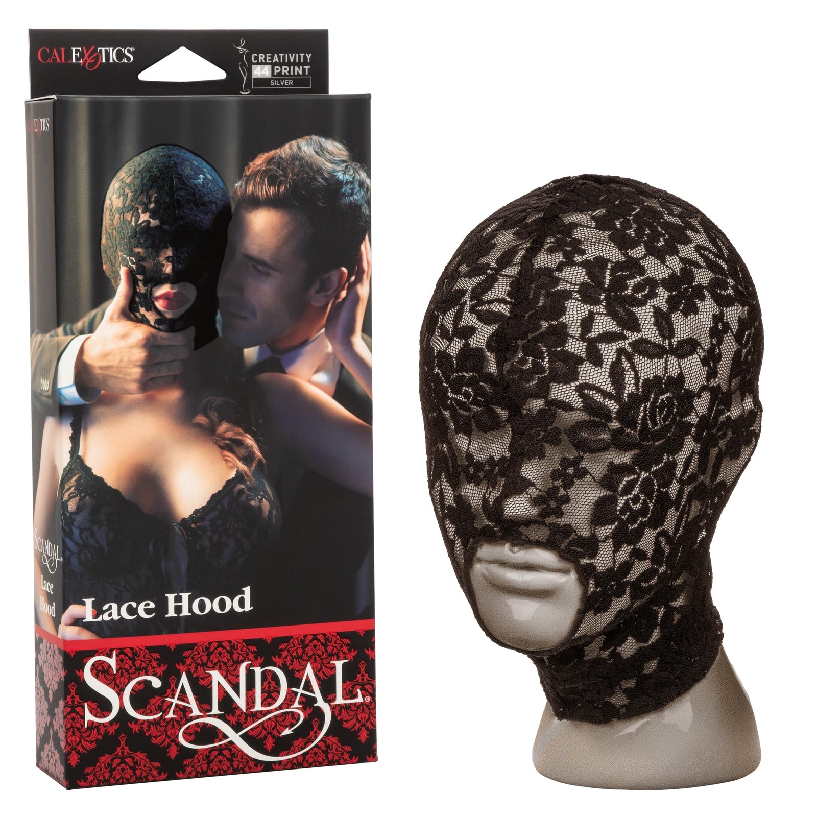 California Exotics - Scandal Lace Hood (Black) CE2077 Durio.sg