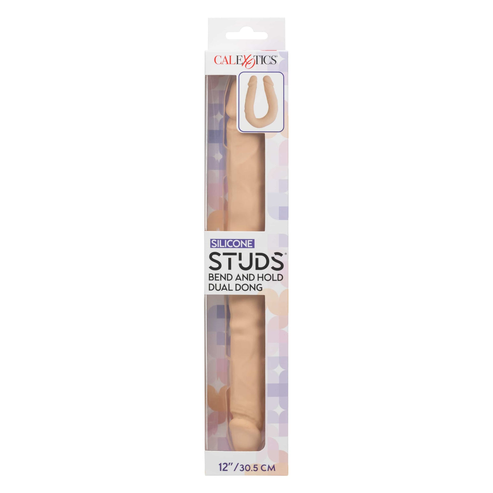 California Exotics - Silicone Studs Bend and Hold Dual Dong Dildo 12" Durio.sg