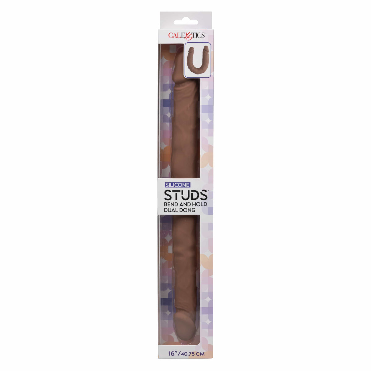 California Exotics - Silicone Studs Bend and Hold Dual Dong Dildo 16" Durio.sg