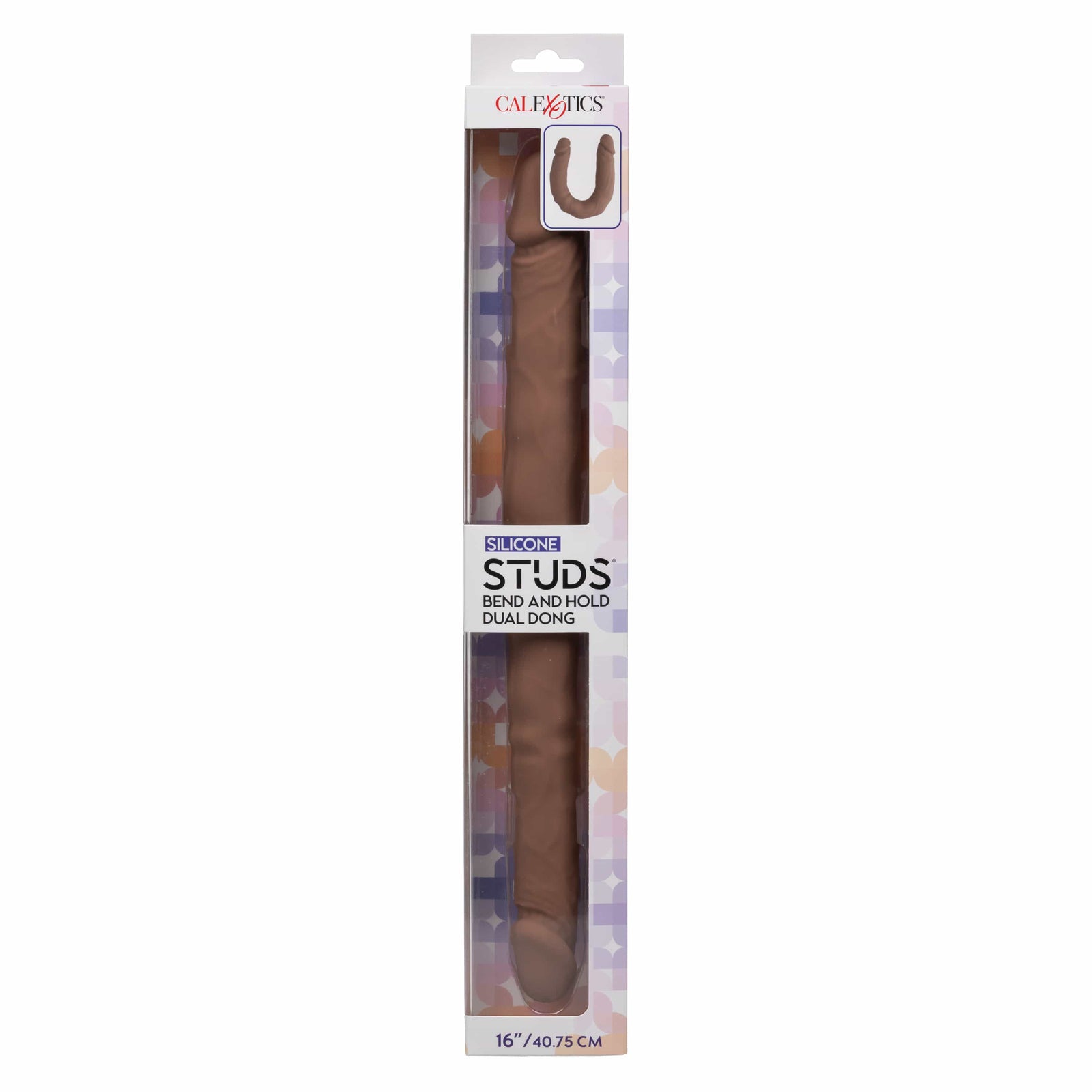 California Exotics - Silicone Studs Bend and Hold Dual Dong Dildo 16" Durio.sg