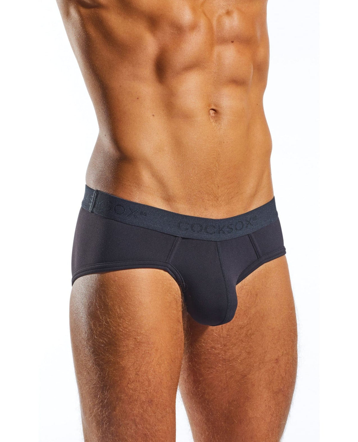 Cocksox - Contour Pouch Men's Sports Brief Underwear (Black) Durio.sg