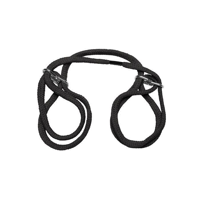 Doc Johnson - Japanese Style Bondage Wrist or Ankle Cotton Rope (Black) DJ1190 Durio.sg