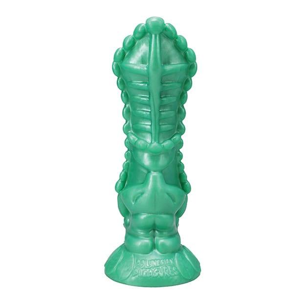 Doc Johnson - Polynesian Pleasures Pleasure Idols Mala Maona Earth Idol Vibrating Dildo with Remote (Jade) DJ1197 Durio.sg
