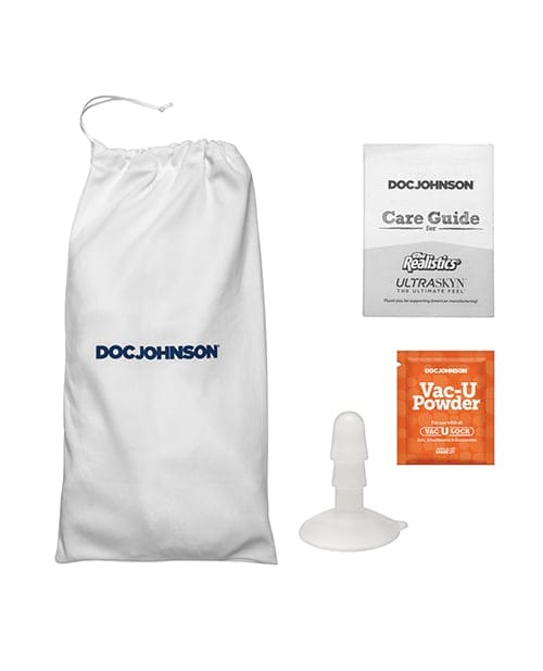 Doc Johnson - Signature Realistic Dildos Mr. Marcus 9" Realistic Dildo & Balls withRemovable Vac-U-Lock Suction Cup DJ1198 Durio.sg