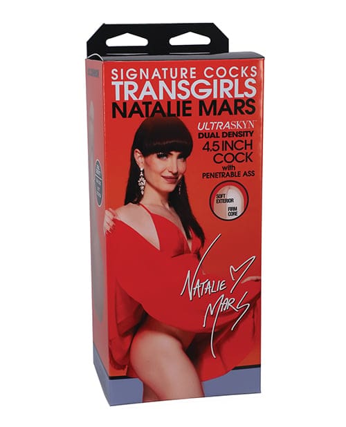 Doc Johnson - Signature Realistic Dildos Transgirls Realistic Dildo withPenetrable Ass - Natalie Mars DJ1201 Durio.sg